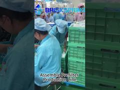 O processo de montagem do pré-filtro também é uma parte importante