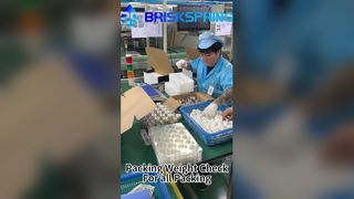 Verificação do item antes de embalar o pré-filtro de água