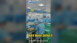 Nos bastidores: Linha de produção de montagem de tigela de pré-filtro BriskSpring