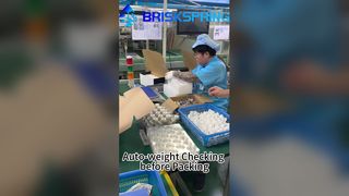 Verificação automática de peso antes de embalar