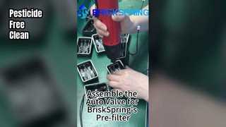 Monte a válvula automática para o pré-filtro da Briskspring