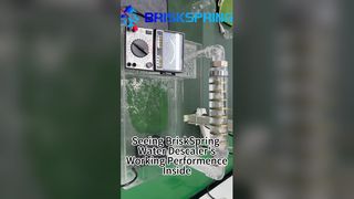 Desempenho do descalcificador de água BriskSpring por dentro