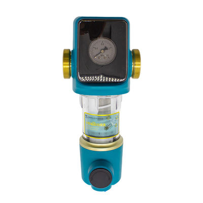 O sedimento inteiro da casa do filtro de água filtra pre os encaixes de bronze do sistema para a tubulação de cobre