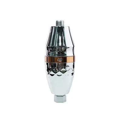 Sistema de filtro de chuveiro de hidrogénio de carbono Pristine portátil para baixa pressão de água