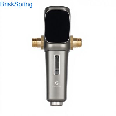 Pré-filtro de água com malha de aço inoxidável 316L certificado pela NSF, com vazão de 6T/h e controle tátil inteligente