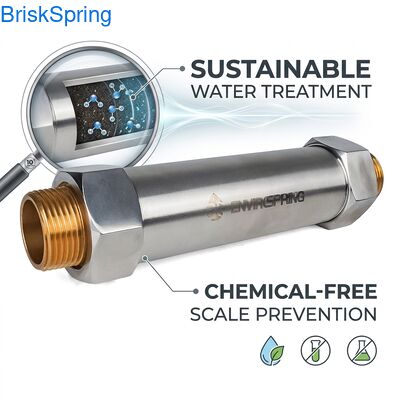 Sistema avançado de água dura sem sal: Descaler e condicionador sem produtos químicos para controle de escala sem manutenção