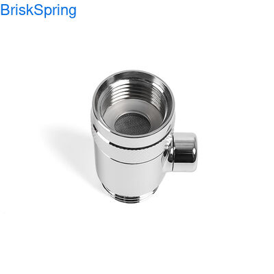 H59-1 Brass Micro Nano Bubble Shower Head Generator with 5.9 - 7.3L/min Flow Rate and Water-driven Operation