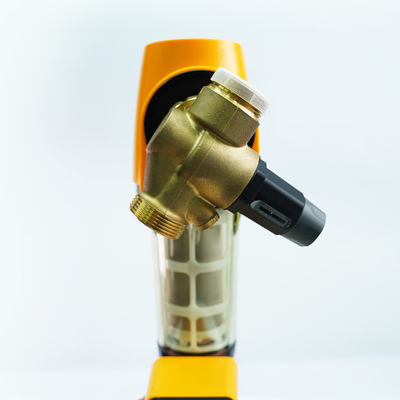 Pré-filtro de água de sedimentos reutilizável de 1/2 pol. para filtro de sedimentos de rotação automática doméstica