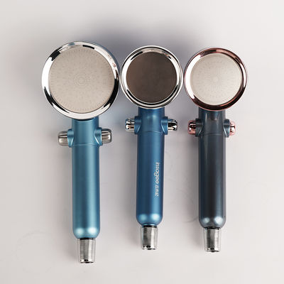 Cabelo azul filtrado canais da cabeça de chuveiro 6.2L/da alta pressão três Min Shower Water Filter For
