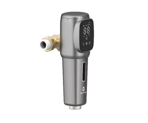 Filtro de água automático de lavagem e drenagem reutilizável para toda a casa cabeça giratória de 360 graus