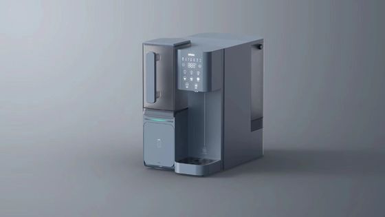 Sistema de osmose reversa Filtro de água de balcão de 7 estágios aquecimento instantâneo Filtração RO portátil