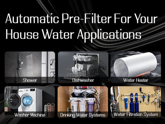 Solução Filtro de água de sedimentos para toda a casa para fácil instalação e sem necessidade de assistência profissional