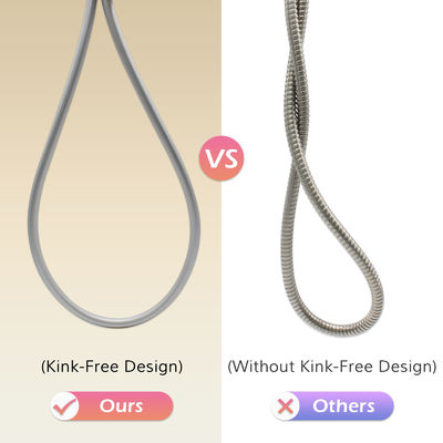 Tubos de chuveiro flexíveis e anti-torção super suaves