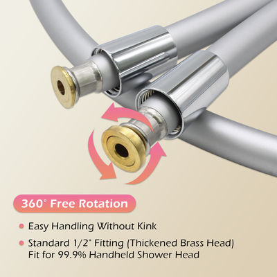79 polegadas flexível mangueira de chuveiro manual Anti Kink