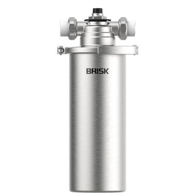 Pré-filtro de água de aço inoxidável 304 de 5 mícrons com válvula de alívio de pressão manual para filtragem superior