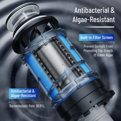 40 100 Microns Casa inteira Spin Down Sedimento Dual Filtração Prefiltro de sedimentos Reutilizável