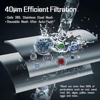 Purificador de Sedimentos Autolimpante Universal para Toda a Casa para um Abastecimento de Água Mais Saudável