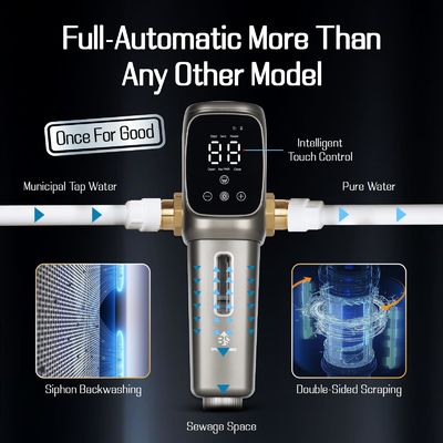 Purificador de Sedimentos Autolimpante Universal para Toda a Casa para um Abastecimento de Água Mais Saudável