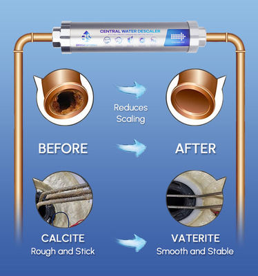 Amolecedor de água sem sal com material resistente à corrosão seguro e durável
