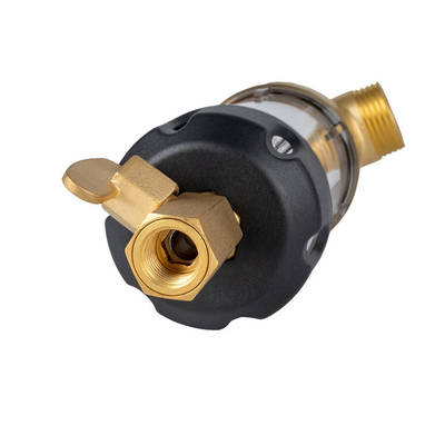 Filtro de Sedimentos de Retrolavagem Reutilizável de Alta Qualidade com Limpeza Profunda por Raspagem Dupla Face para Uso em Toda a Casa