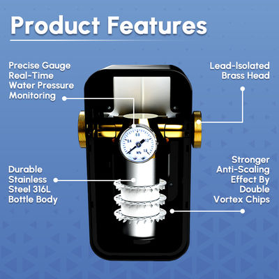 Descalorizador de água de inibição em escala antibacteriana com tecnologia SAAS para uso doméstico