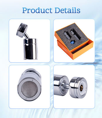 Extensor de torneira de micro e nano bolhas rotativo a 360° com cem bilhões de bolhas por litro e diâmetro de bolha de 0,001-0,1 MM para limpeza profunda de alta eficiência