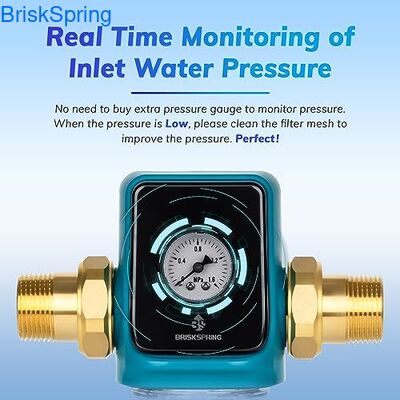 Pré-filtro de água de 3/4 polegada com vazão de 5T/H e design autolimpante para uso doméstico