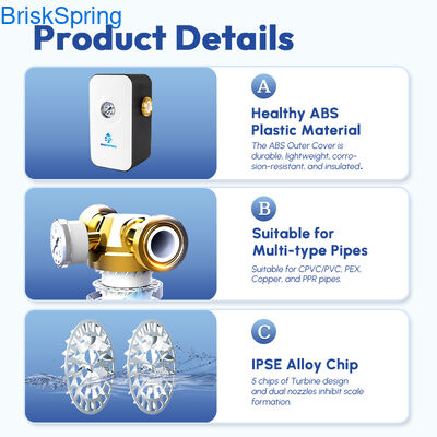 Removedor de Calcário Anti-Calcário, Tratamento Ecológico para Água Dura para Encanamento de Toda a Casa