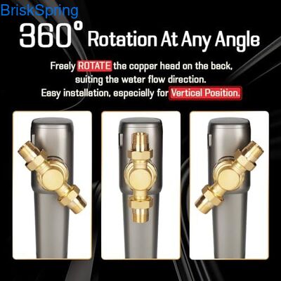 Filtro de sedimentos giratório reutilizável de 40 mícrons totalmente automático para pré-filtração de água em toda a casa