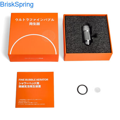Bico de aerador de microbolhas de latão H59-1 com diâmetro de bolha de 0,001-0,1 MM para geração de bolhas ultrafinas acionadas por água