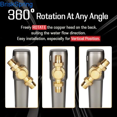 Filtro de água pré-fechado de aço inoxidável 316L para toda a casa com controle táctil inteligente 6T H taxa de fluxo