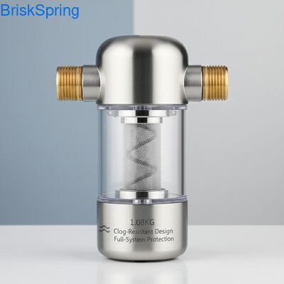 Pré-filtro de água compacto de 1,08 kg com design resistente a entupimentos e proteção total do sistema