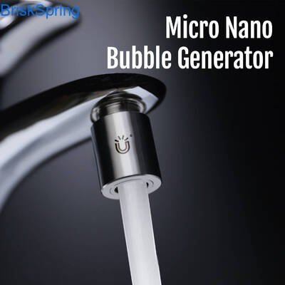 Self-powered Faucet Micro Nano Bubble Aerator for Laundry and Food Cleaning