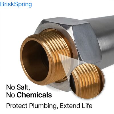 Ar condicionado de água sem sal para toda a casa. Prevenção em escala ecológica para uma pele, cabelo e eletrodomésticos mais saudáveis.