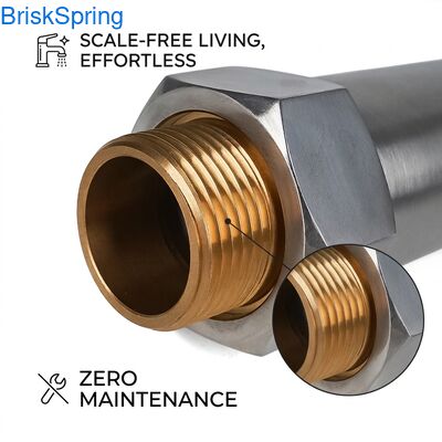 Sistema avançado de água dura sem sal: Descaler e condicionador sem produtos químicos para controle de escala sem manutenção