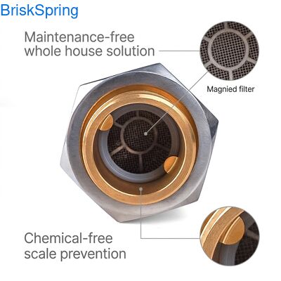Sistema avançado de água dura sem sal: Descaler e condicionador sem produtos químicos para controle de escala sem manutenção