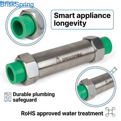 Condicionador de Água Sem Sal e Sem Manutenção: Proteja a Tubulação da Sua Casa e Eletrodomésticos Modernos Contra Incrustações de Água Dura (Aprovado pela RoHS)