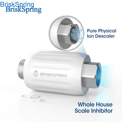 Tecnologia de Polarização de Íons Físicos Pura Descalorizador de Água com taxa de fluxo de 17-23,5L/Min e NSF, RoHS, SGS, Certificação CE para inibição da escala de água em toda a casa