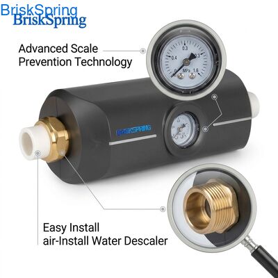 Sistema de Descalorizador de Água Sem Sal para Domicílio Tecnologia Física Ecológica, Sem Necessidade de Produtos Químicos ou Sal