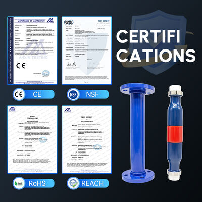 G400 DN40 Descalorizador comercial de água com flanges com polarização iônica física pura e chip multi-ligações SAAS/IPSE