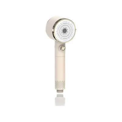 Cabeça de chuveiro filtrada com cartucho de vitamina C e filtro anti-escala MSAP para fluxo de água de 6,2 L/min