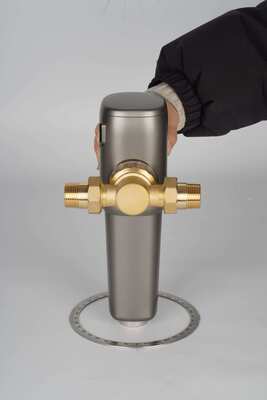 Prefiltro de água totalmente automático para toda a casa com filtragem de precisão de 40 microns e malha de aço inoxidável SUS 316L