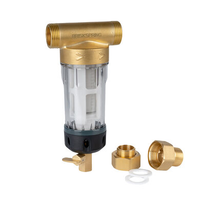 Prefiltro de água de sedimentos de toda a casa com filtragem de 40 microns Design reutilizável e malha SS316L de qualidade alimentar