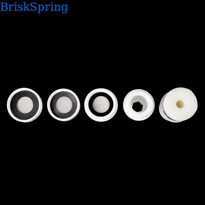 BriskSpring JP-002 Rose Gold Micro-Nano Bubble Faucet Filter with 360° Swivel Aerator and Replaceable Cartridge
