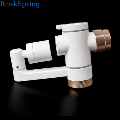 BriskSpring JP-002 Rose Gold Micro-Nano Bubble Faucet Filter with 360° Swivel Aerator and Replaceable Cartridge