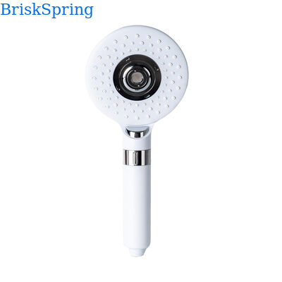Chuveiro de Mão BriskSpring Micro-Nano Bolha com 3 Modos de Pulverização, Economia de Água e Construção em Aço Inoxidável SUS304