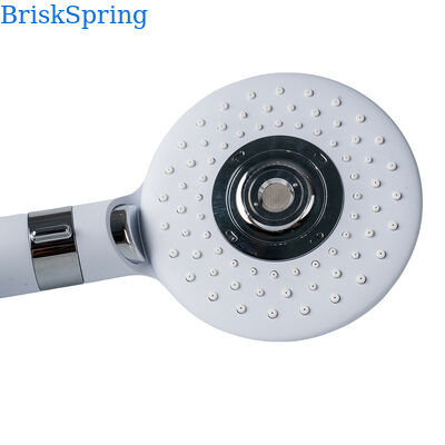 Chuveiro de Mão BriskSpring Micro-Nano Bolha com 3 Modos de Pulverização, Economia de Água e Construção em Aço Inoxidável SUS304