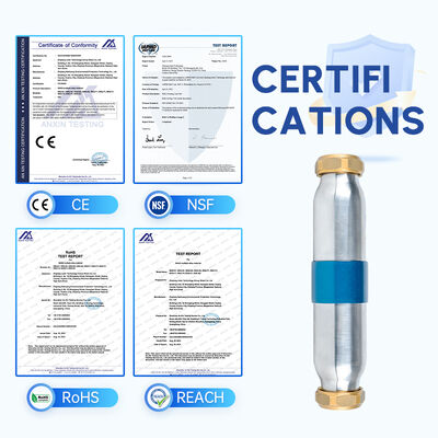 J-700-BS Descalcificador de Água para Casa Inteira com Polarização Iônica Física Pura Sem Eletricidade e Vazão de 4 T/H