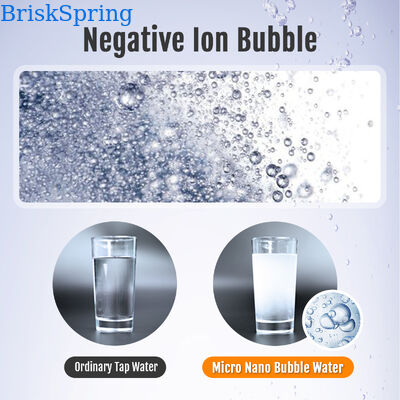 1440° Rotation Multi-Joint Micro Nano Bubble Faucet Aerator com 1,09 × 108 ± 1,65 × 107 partículas/ml Concentração de bolhas e H59-1 Brass + SUS304 Construção de aço inoxidável