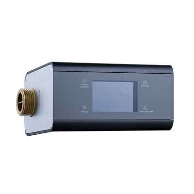 Detector Inteligente de Vazamento de Água para Toda a Casa com Monitoramento Remoto por APP, Fonte de Alimentação Dupla, Conexão de 3/4 de Polegada